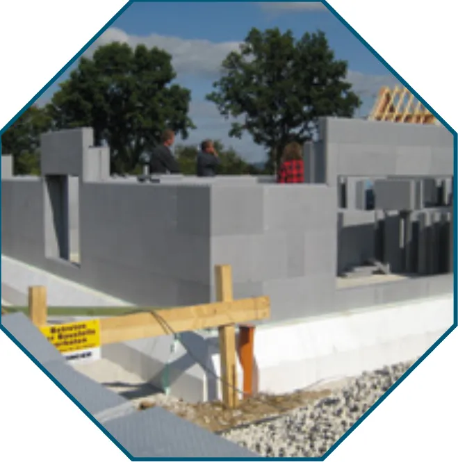 Rohbau aus Wandmodulen